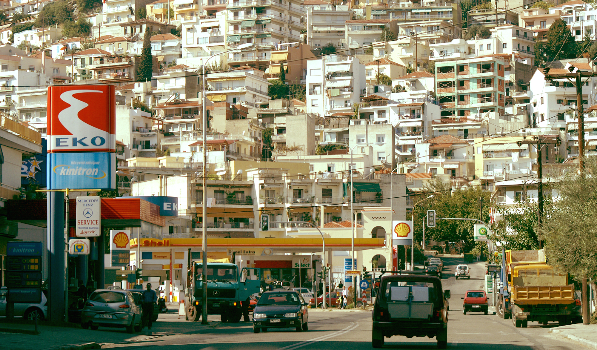The streets of Alexandroupoli