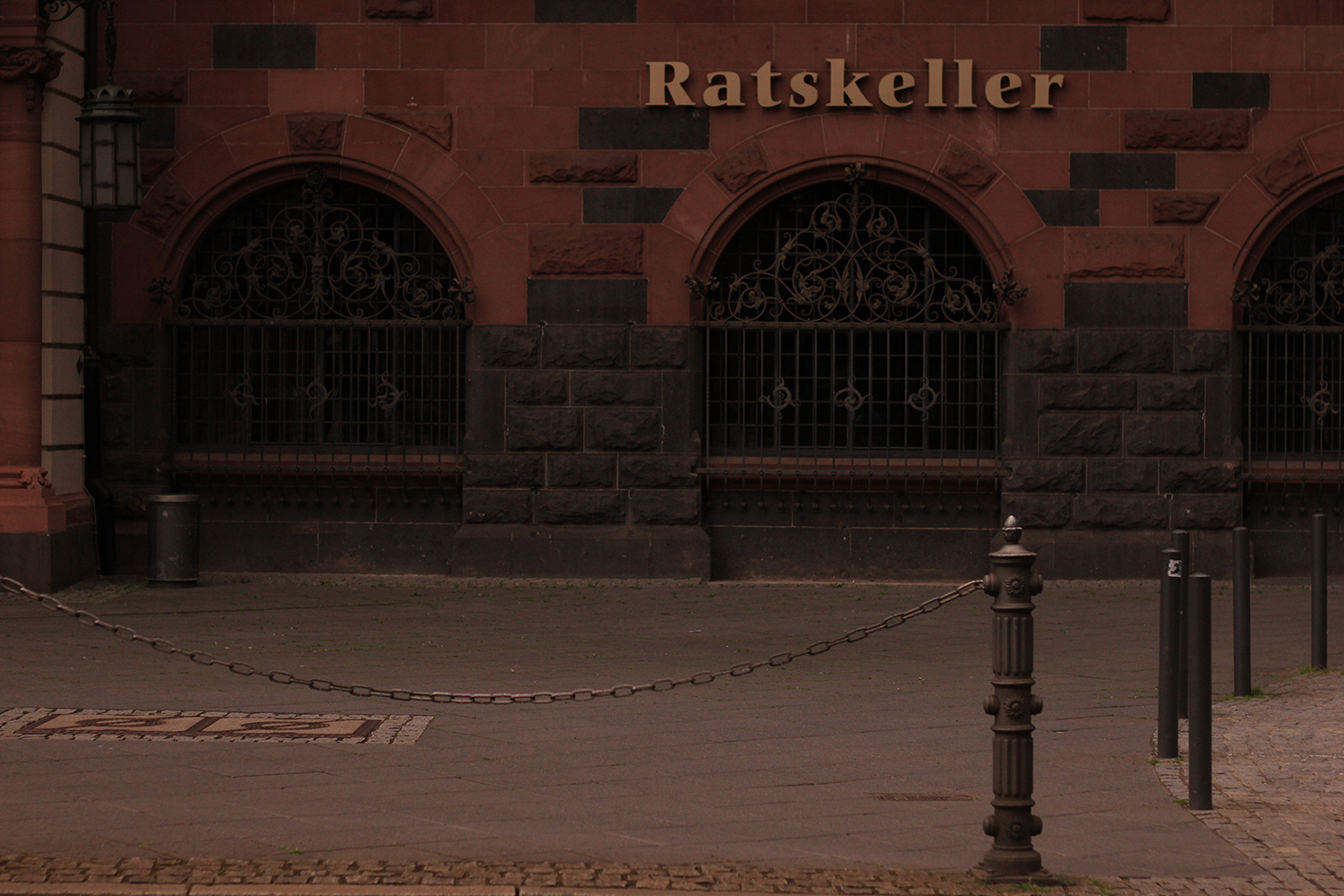 The streets of Frankfurt