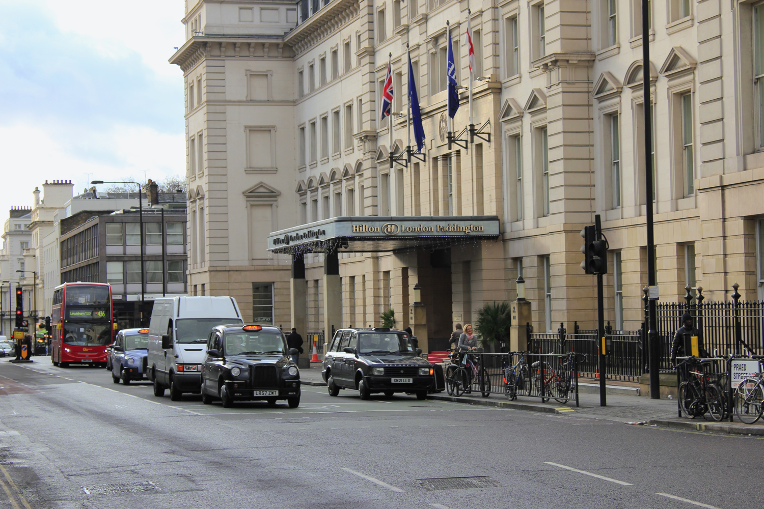 The streets of London